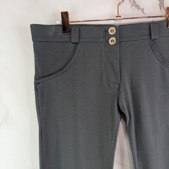 Freddy Pant Womens 8 Large Gray WR UP Booty Lifting Legging Skinny Low Waisted - Picture 2 of 13